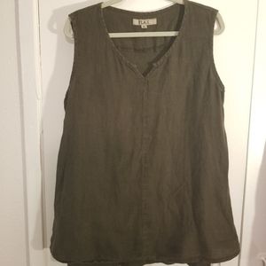 Flax tunic top